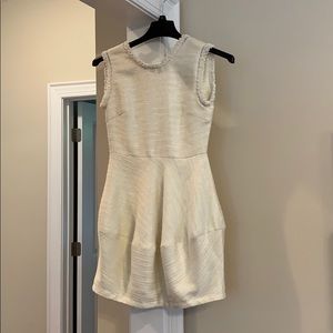 Dress. LUNA. CREAM COLOR with pearls